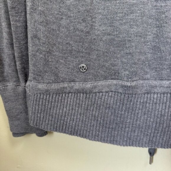 Lululemon Sweet Savasana Hoodie Sweater Cashmere Knit Pullover Pocket Minimal 6 - Picture 12 of 15